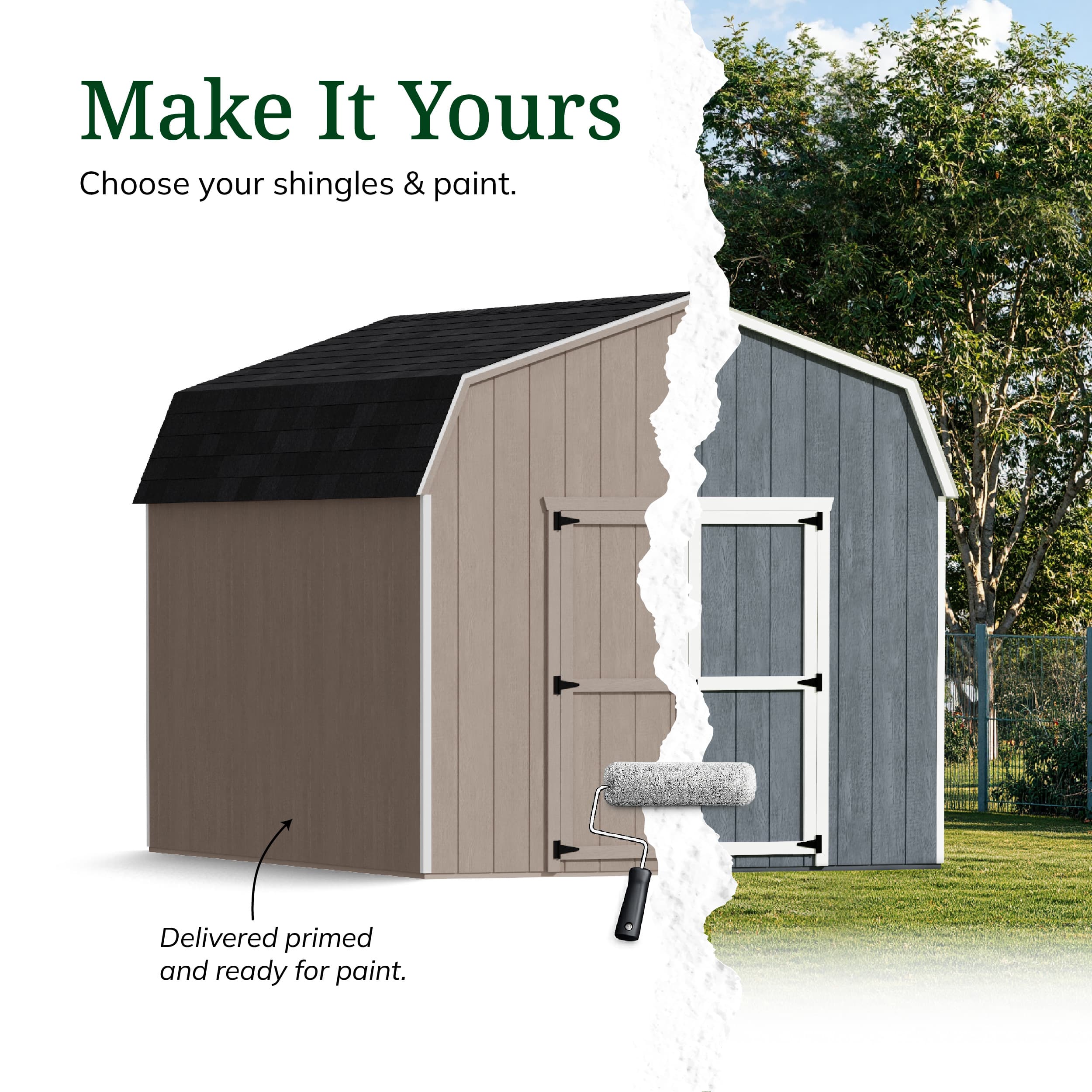 Value Gambrel 6' Barn Shed
