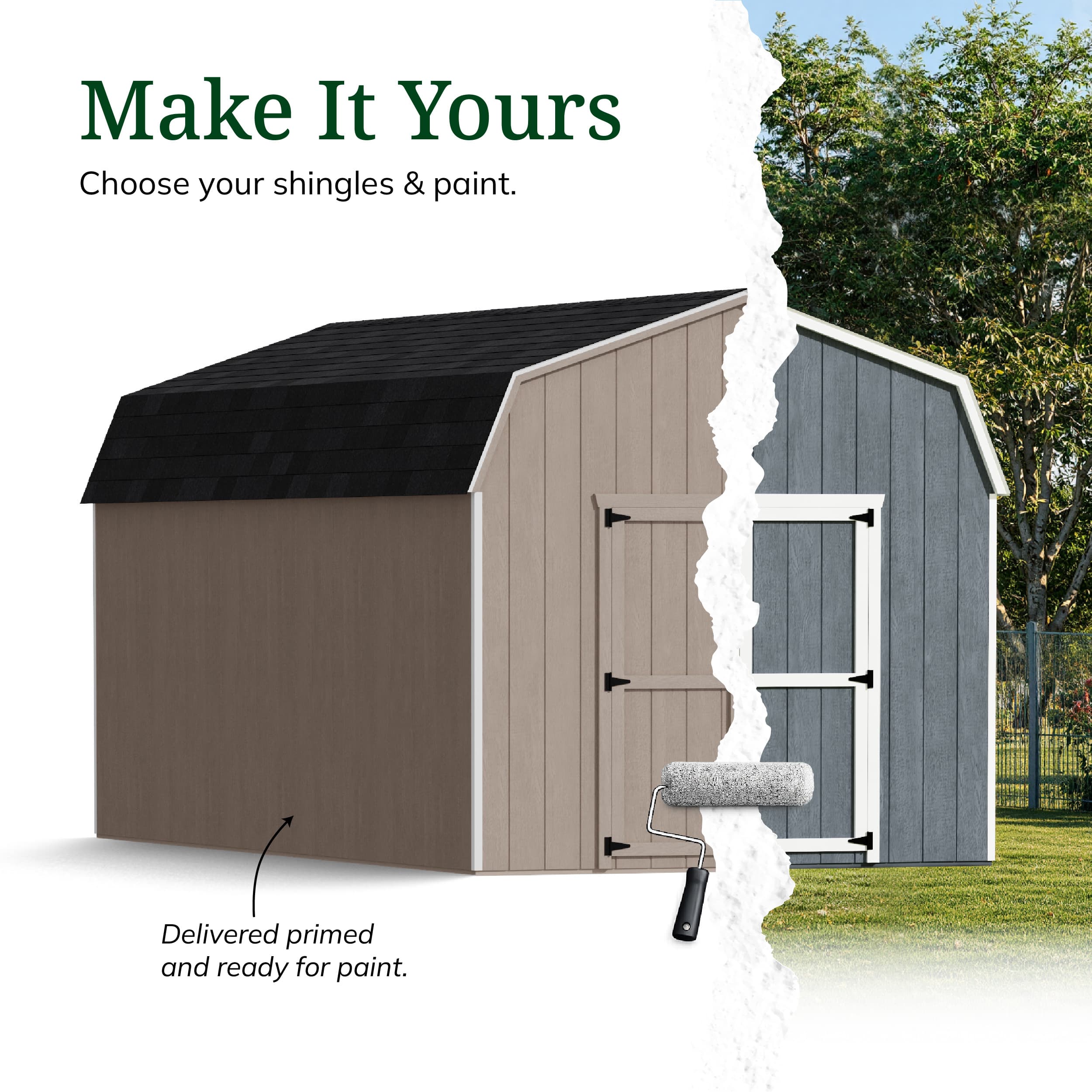 Value Gambrel 6' Barn Shed