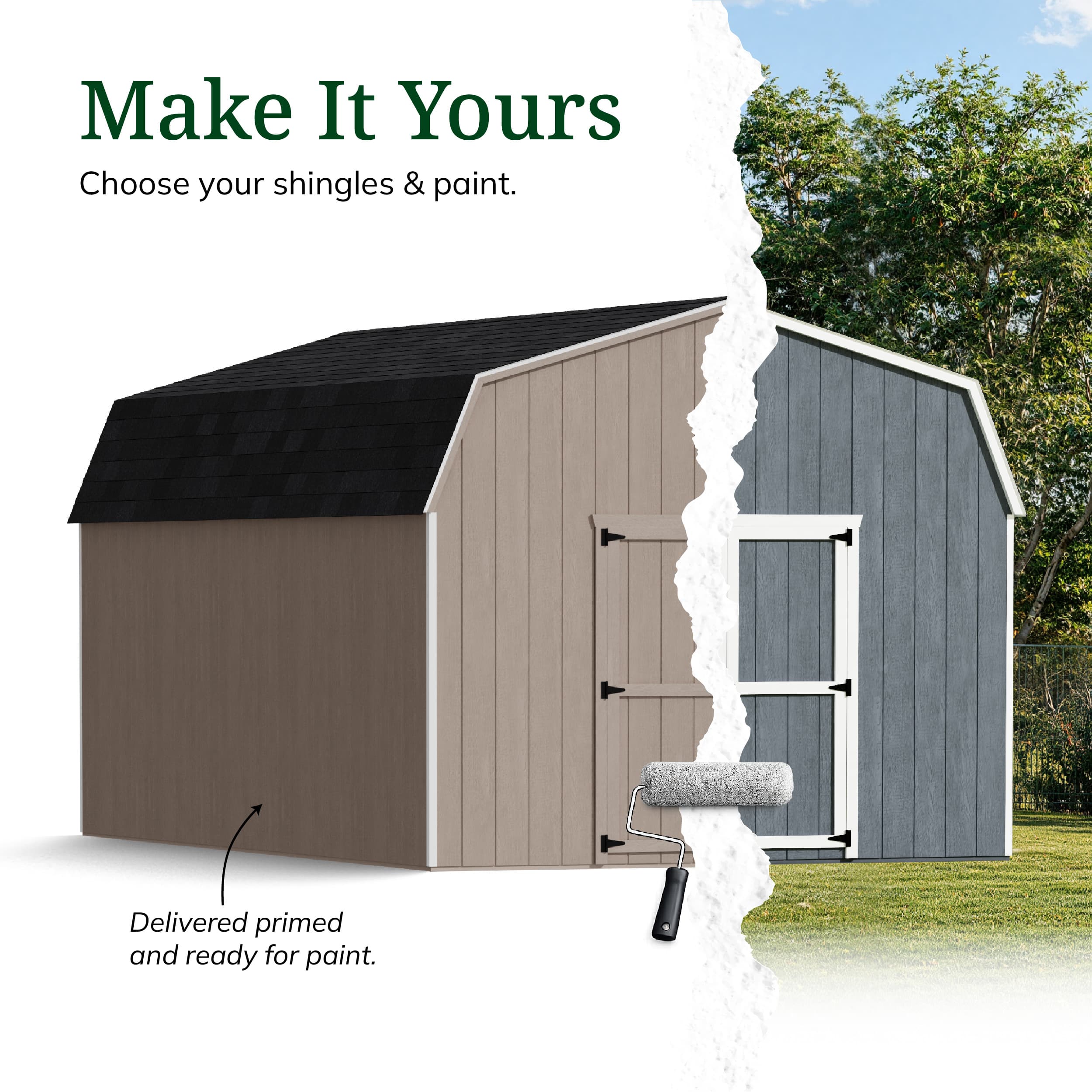 Value Gambrel 6' Barn Shed