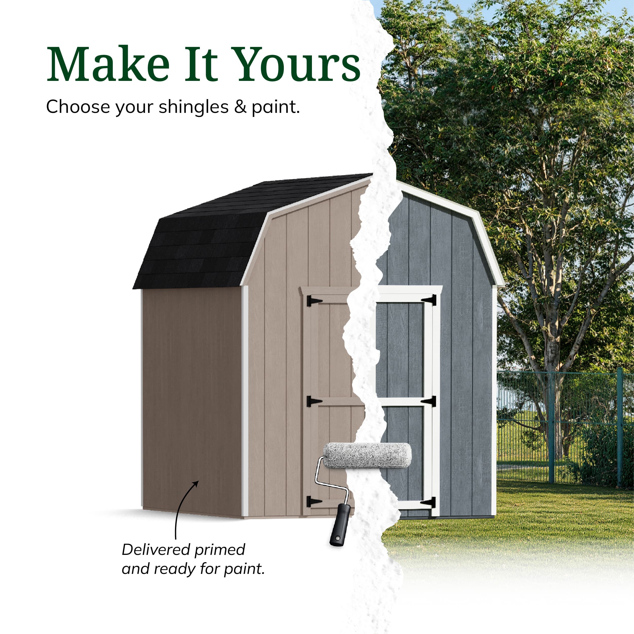 Value Gambrel 6' Barn Shed