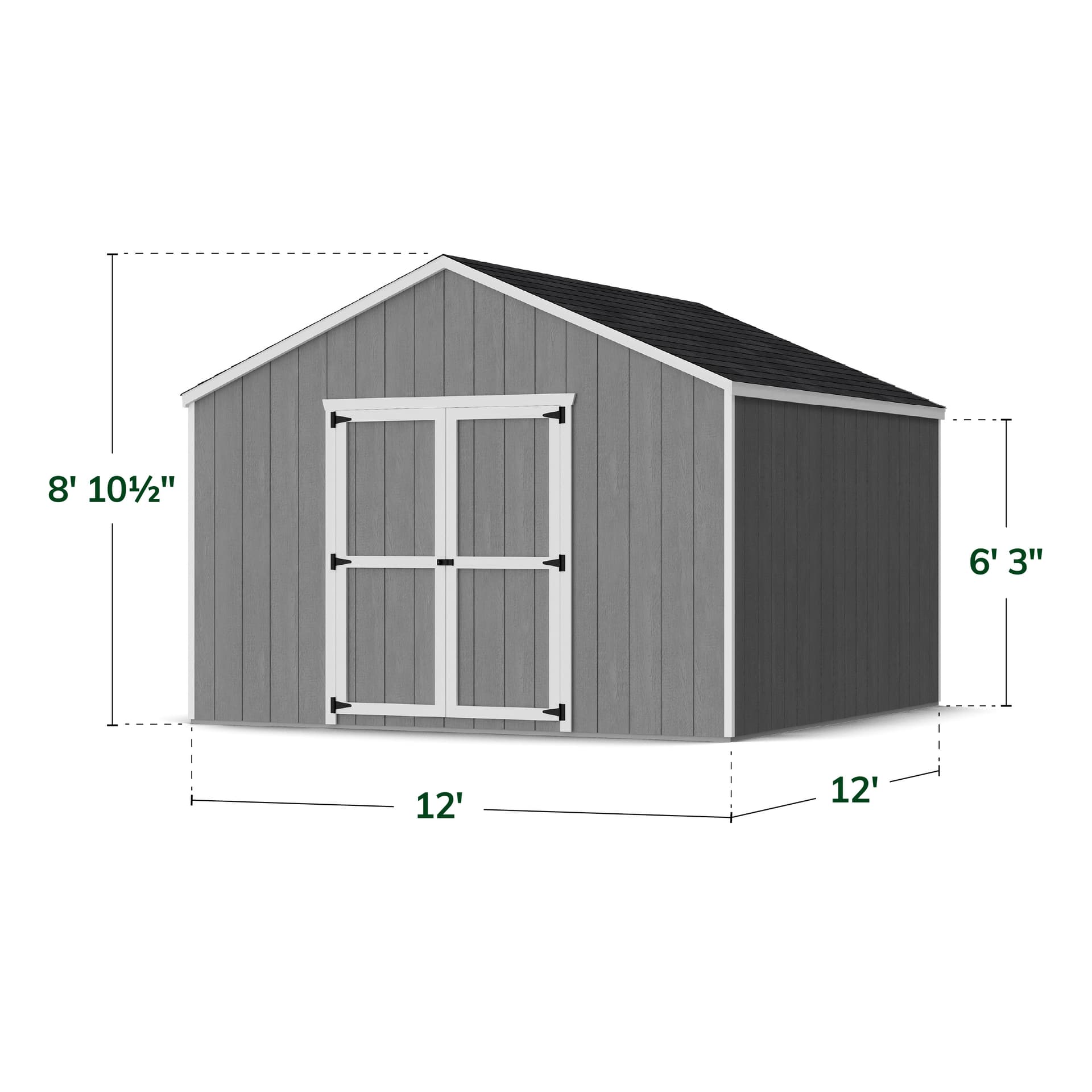 Value Gable Shed dimensions