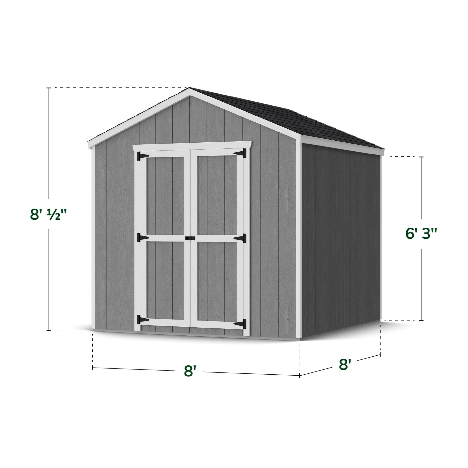 Value Gable Shed dimensions