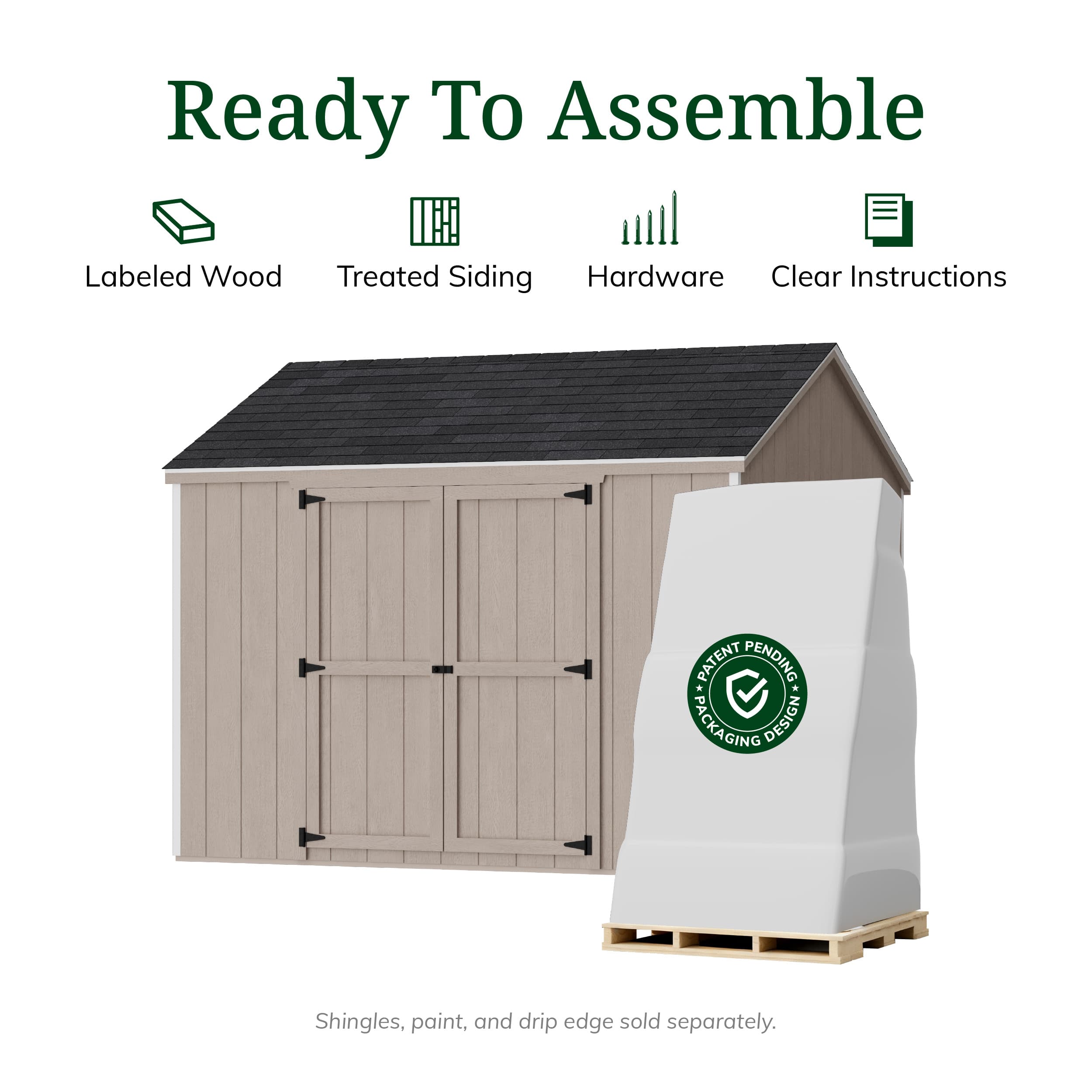 Value Gable Shed with Side Entry