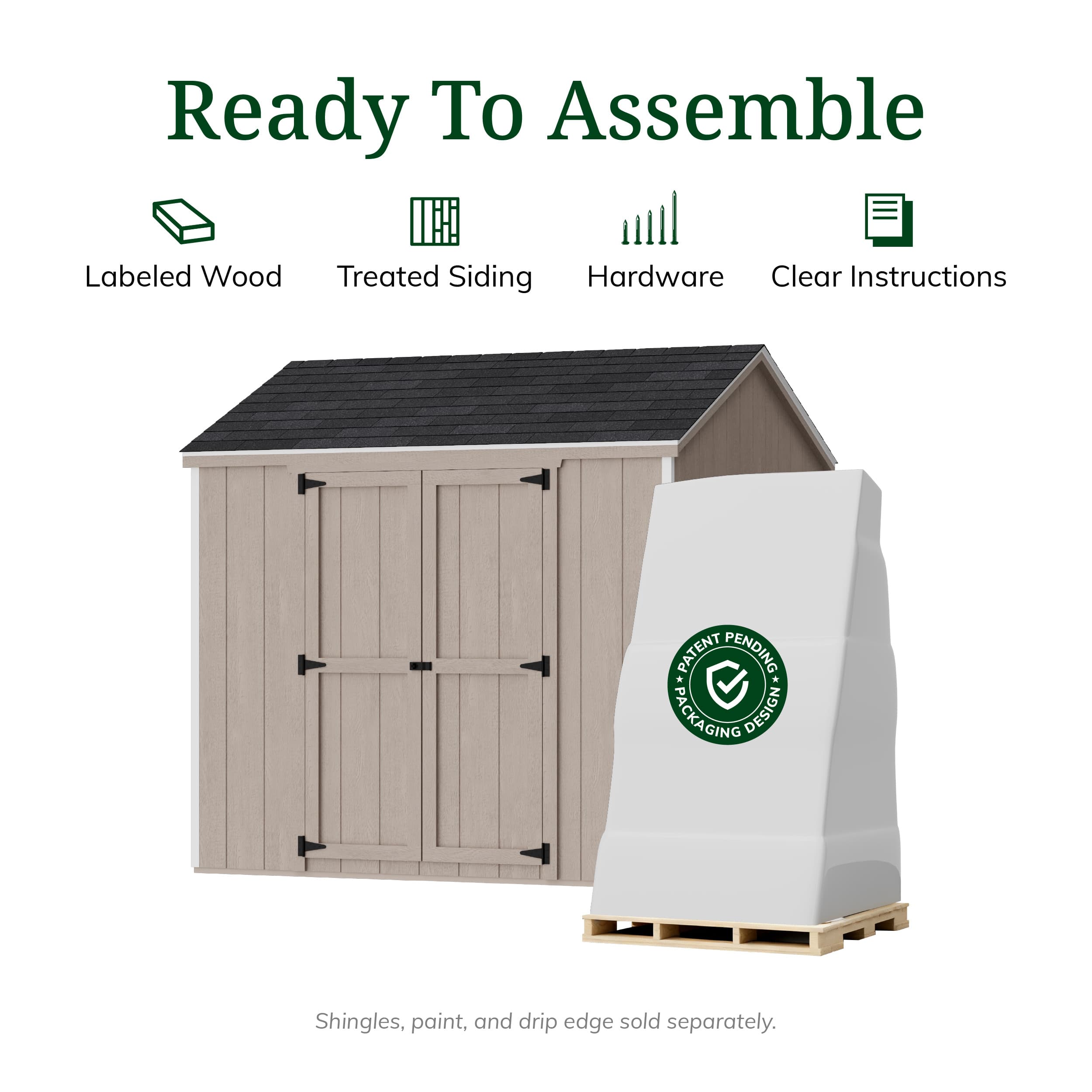 Value Gable Shed with Side Entry