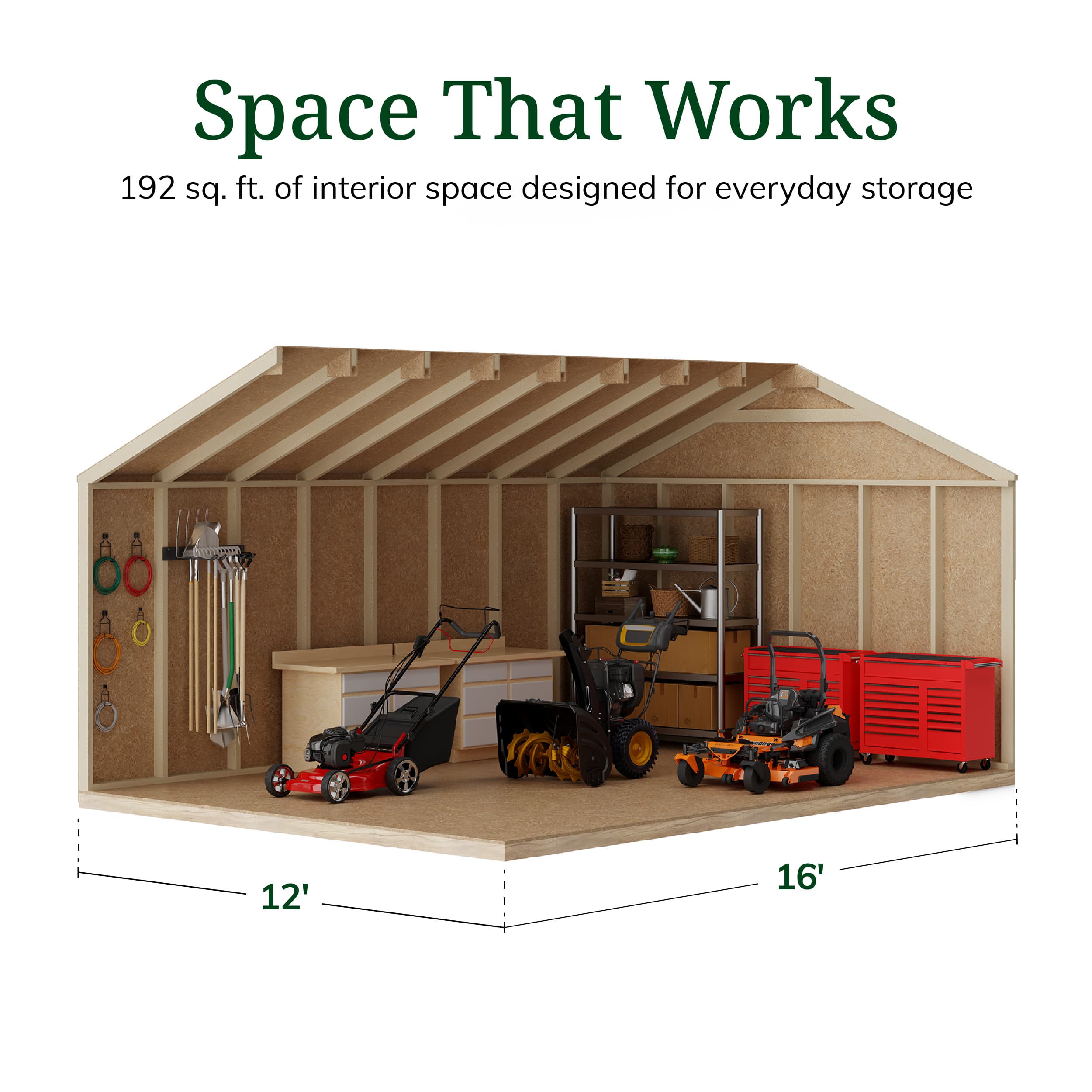 Value Gable Shed with Side Entry