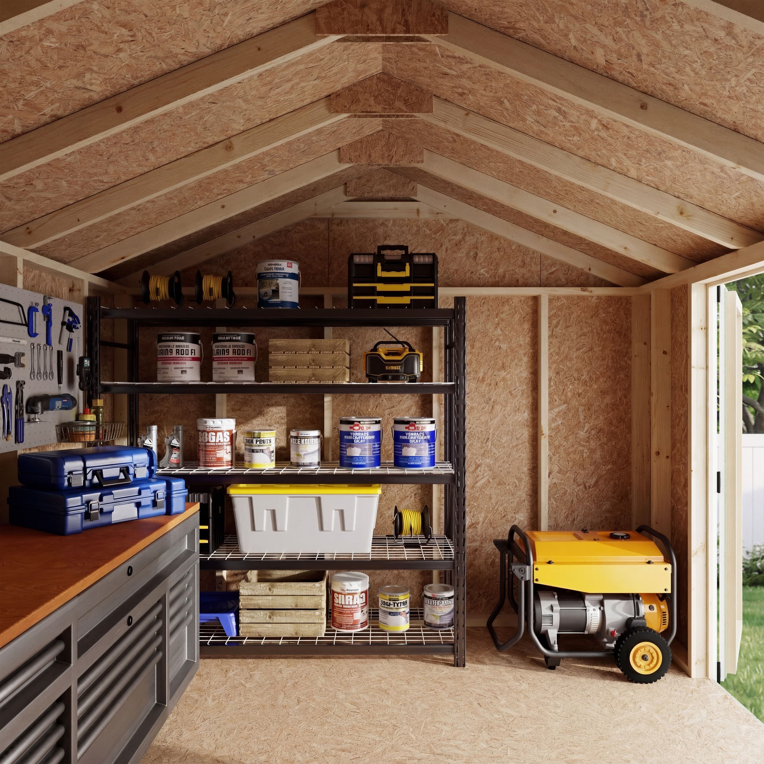 Value Gable Shed with Side Entry