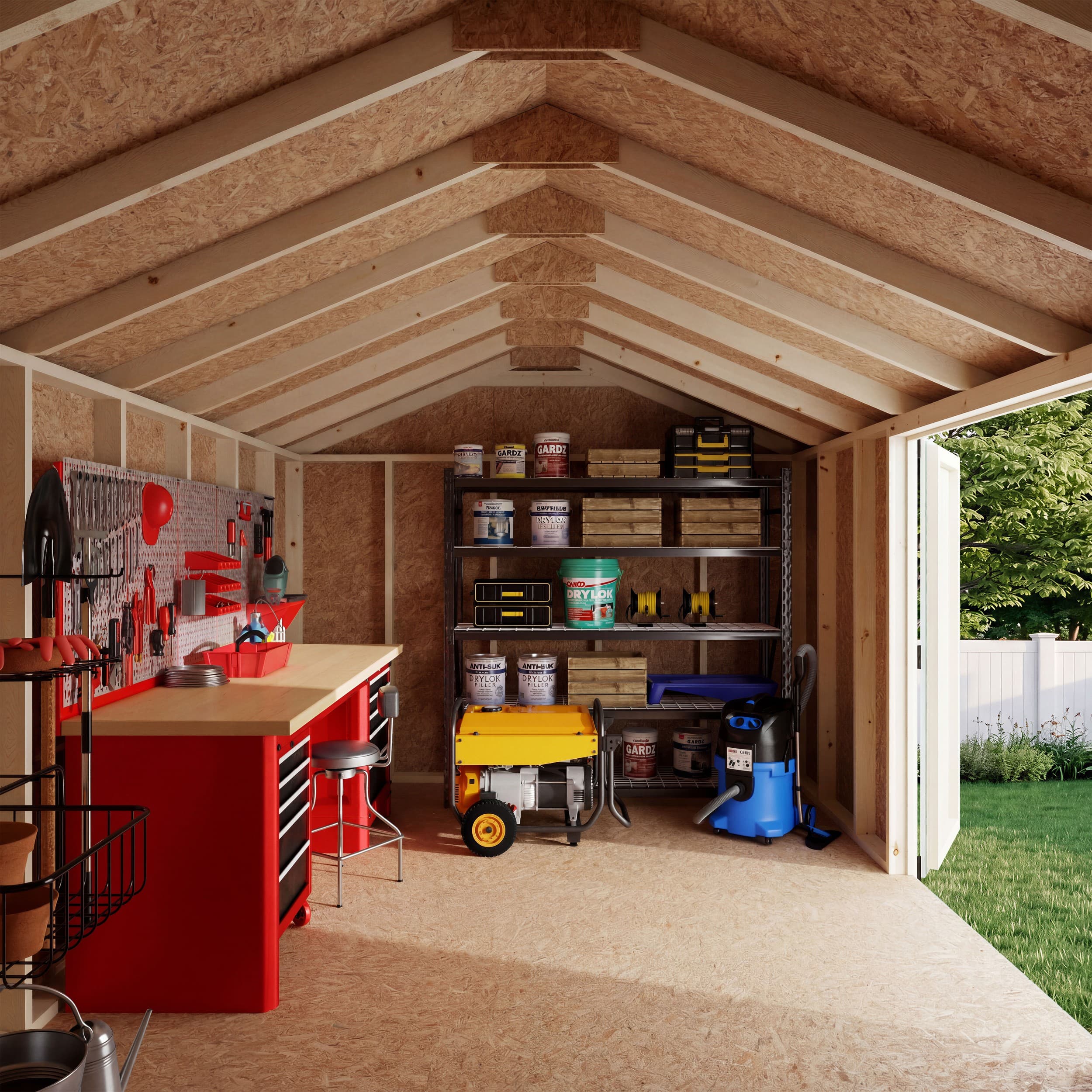Value Gable Shed with Side Entry