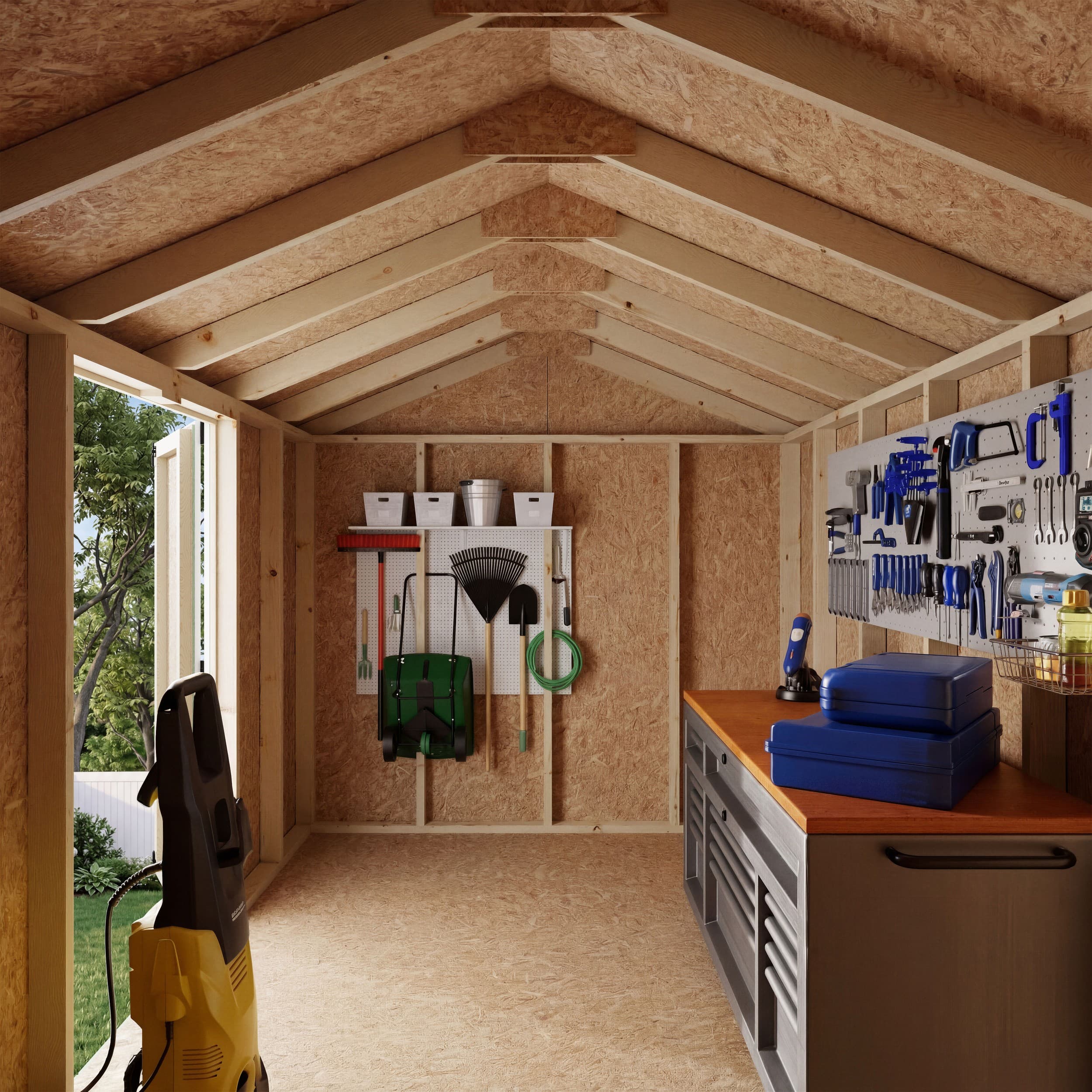 Value Gable Shed with Side Entry