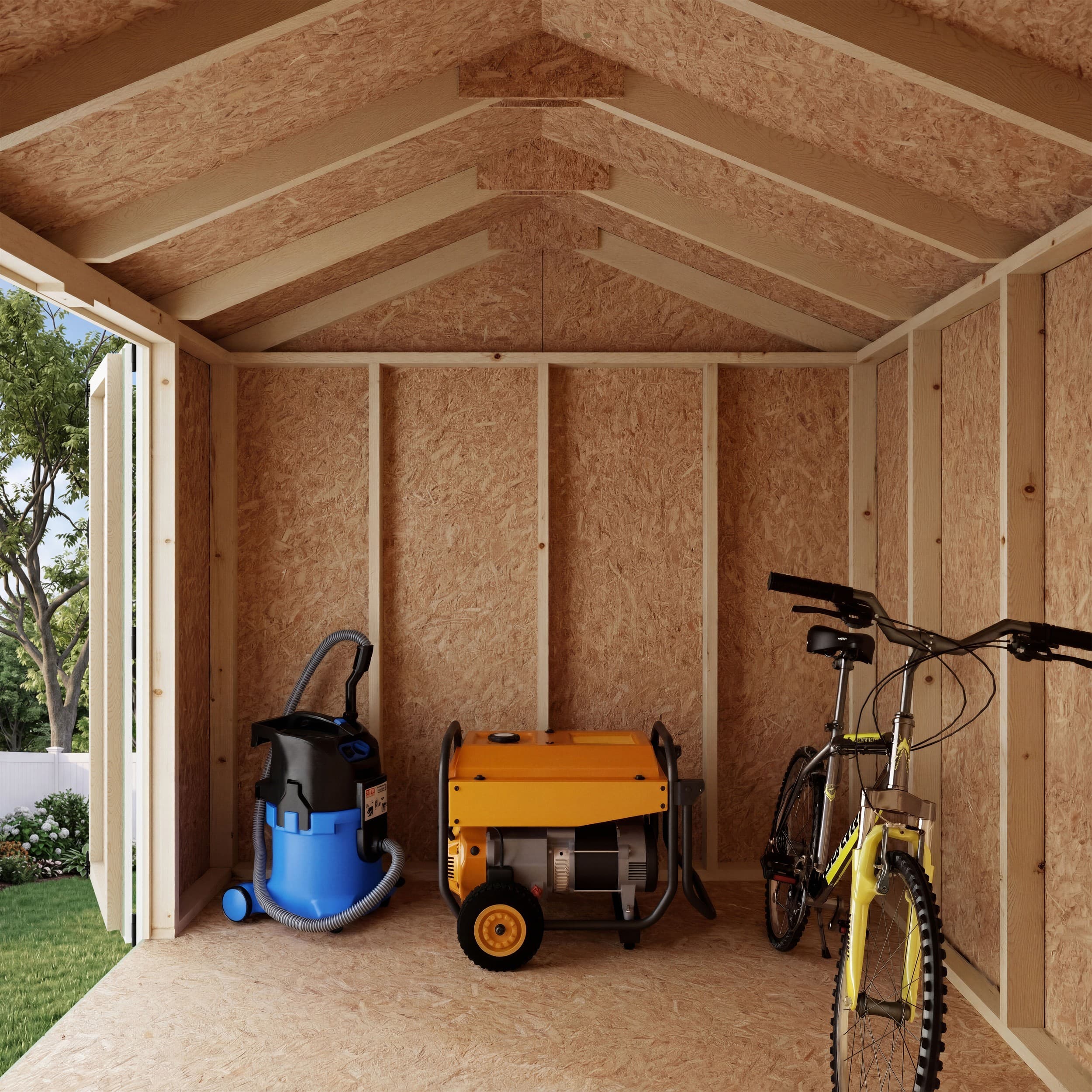 Value Gable Shed with Side Entry
