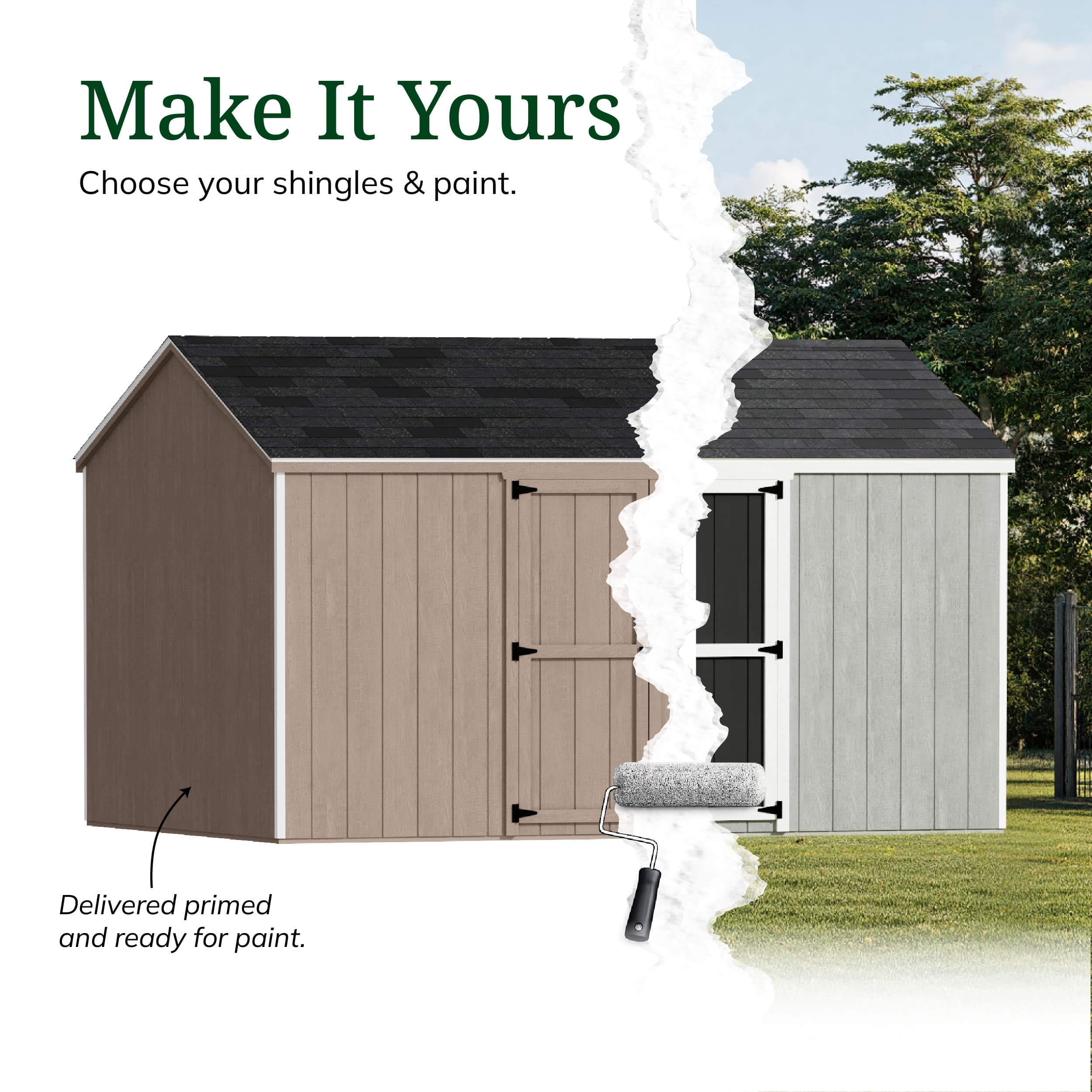 Value Gable Shed with Side Entry