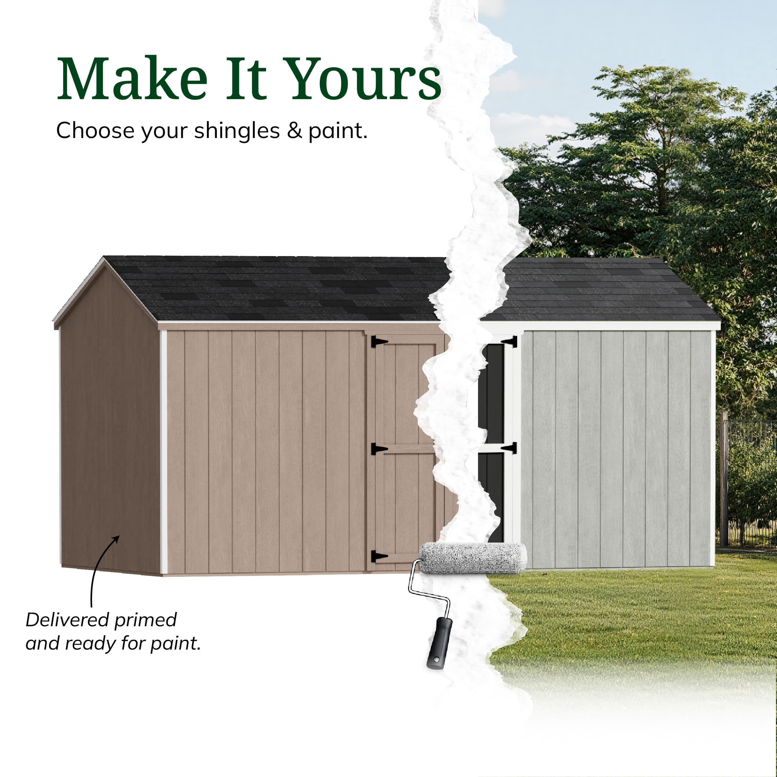 Value Gable Shed with Side Entry