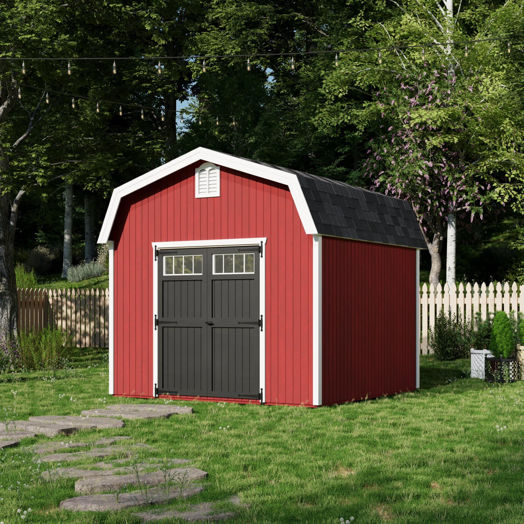Colonial Woodbury Barn Shed