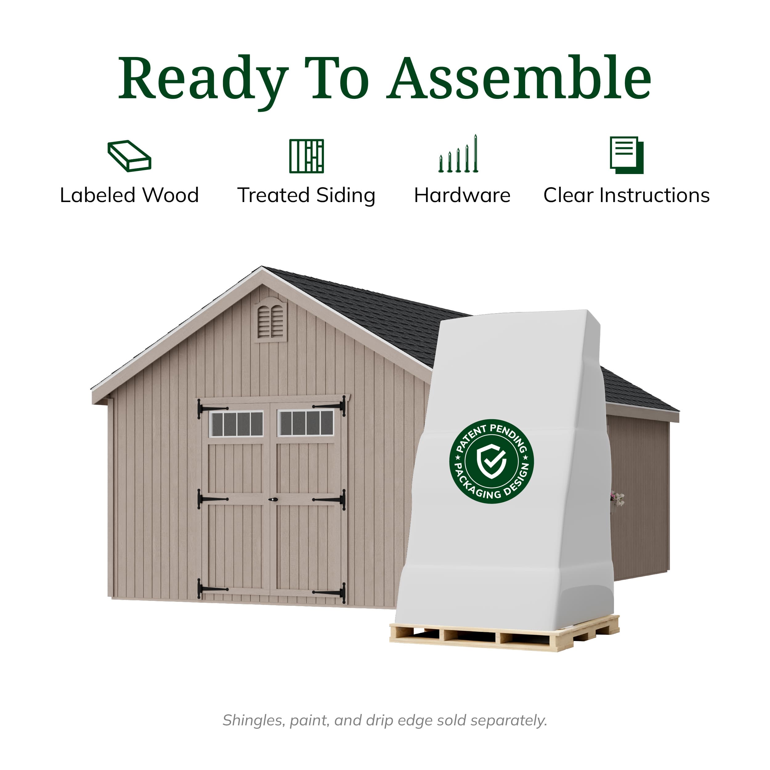 Colonial Williamsburg Shed