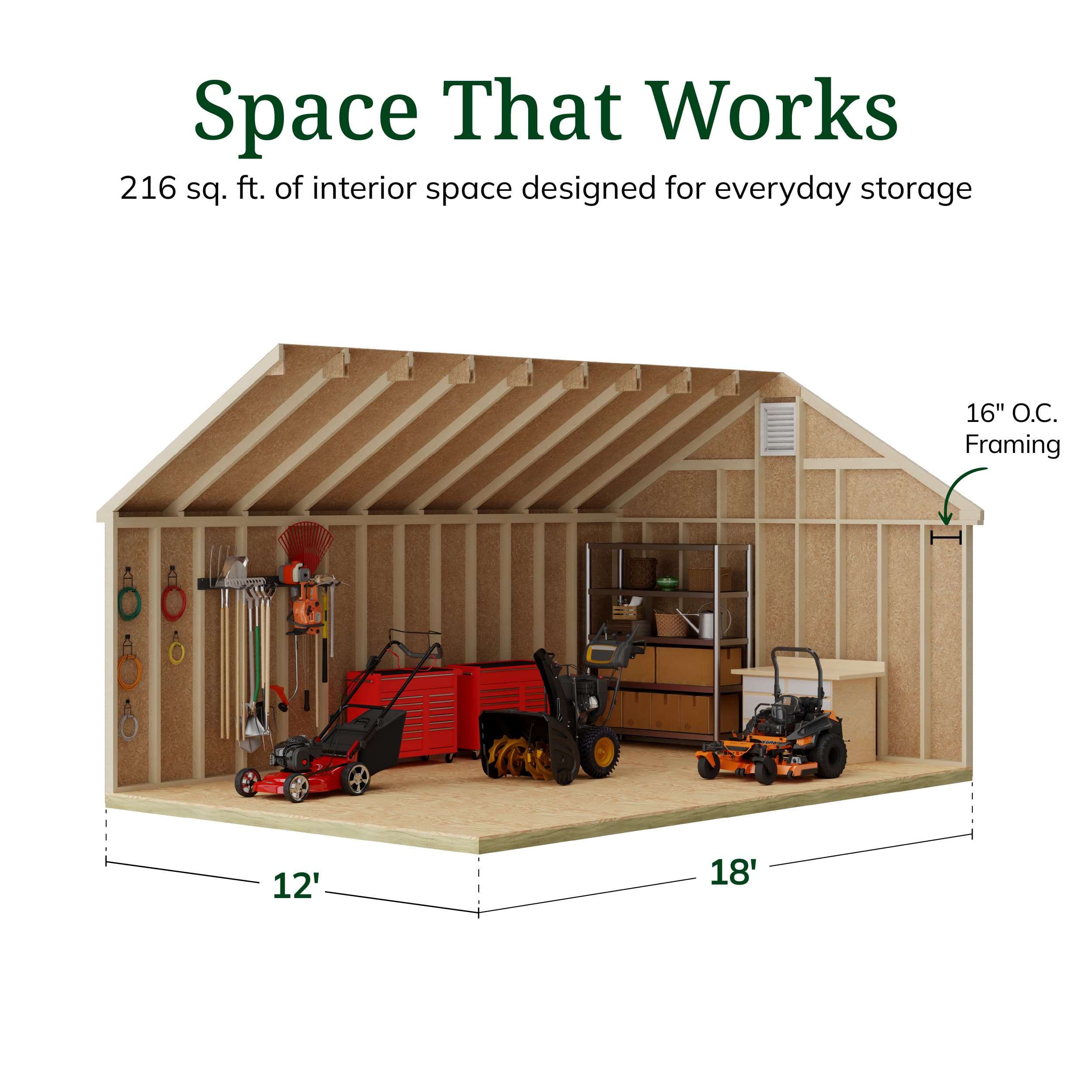 Colonial Williamsburg Shed