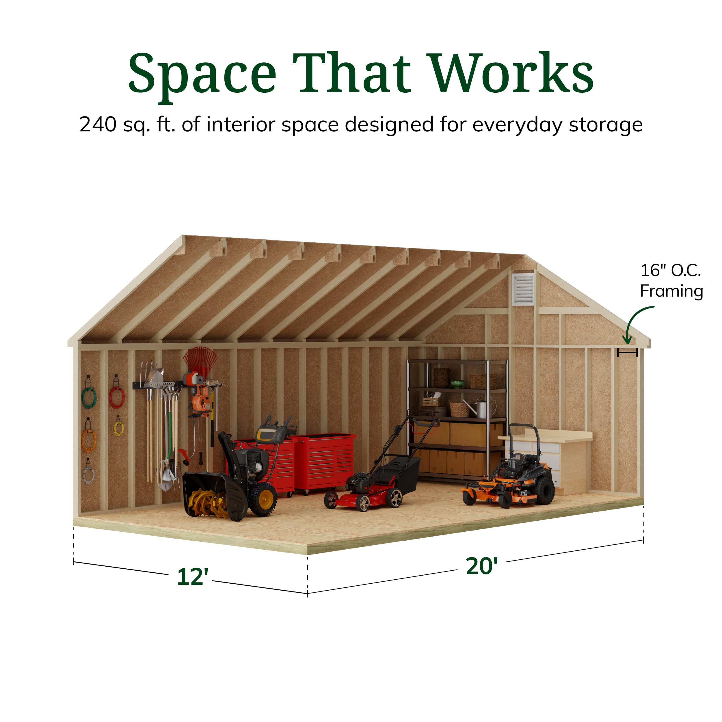 Colonial Williamsburg Shed