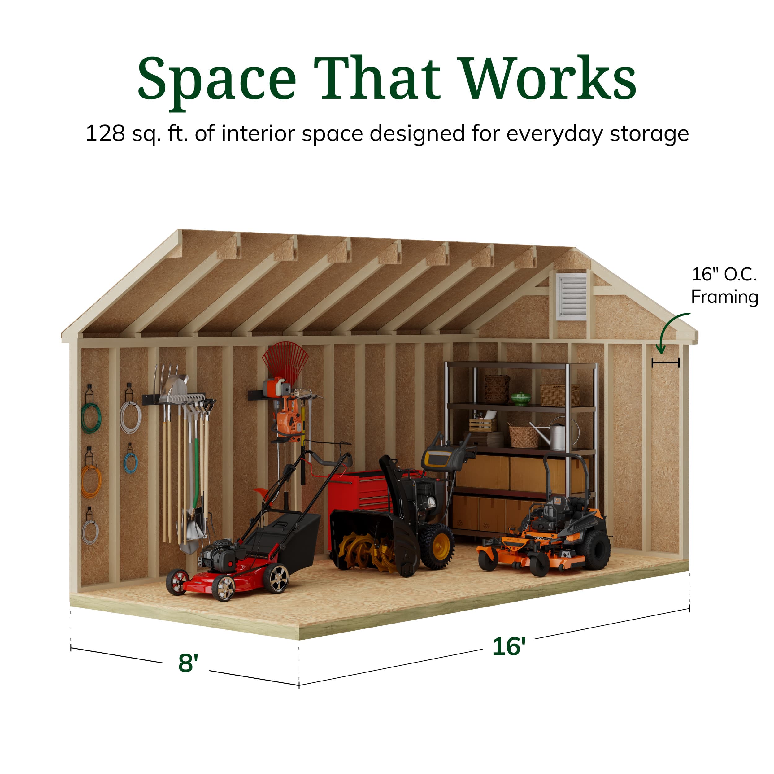 Colonial Williamsburg Shed