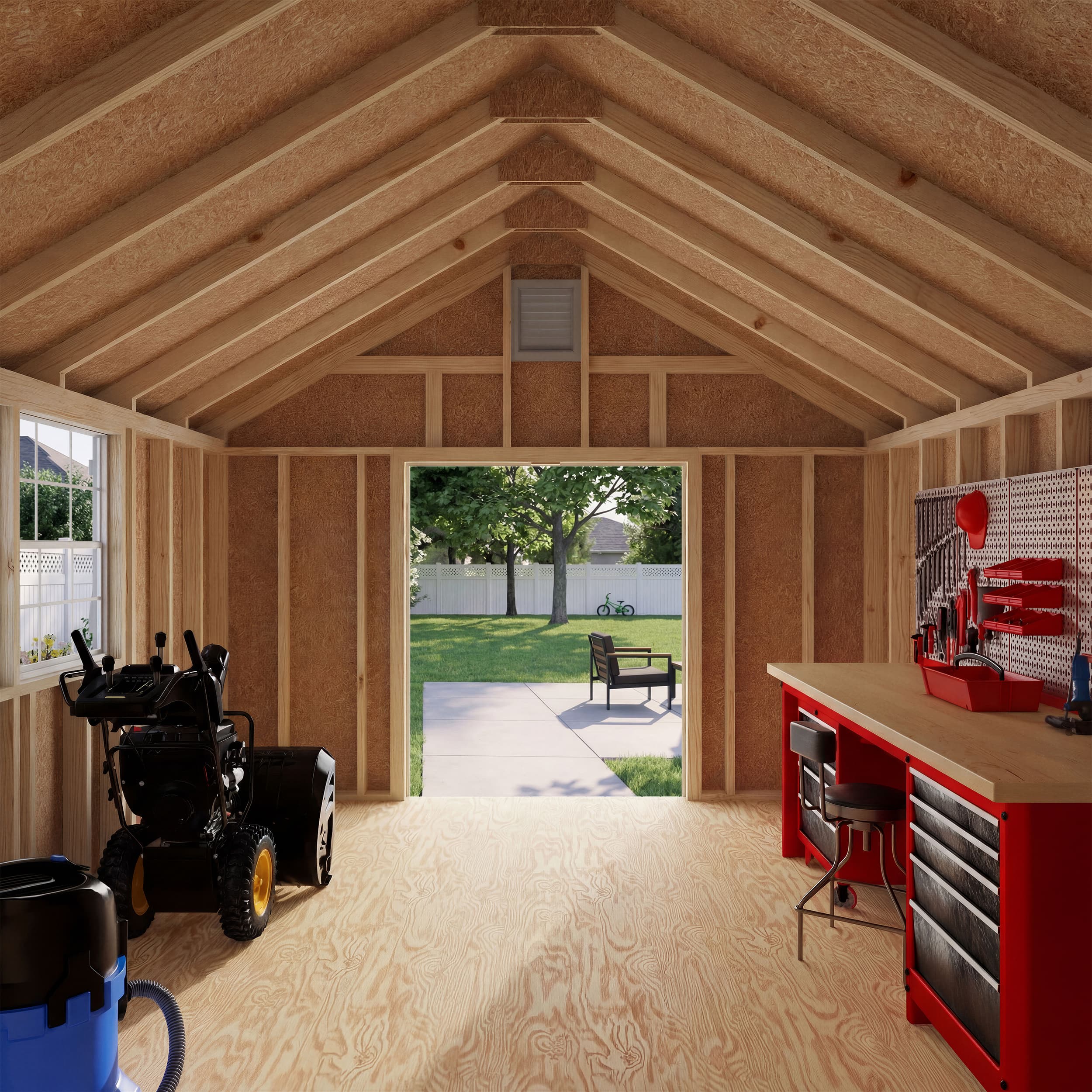 Colonial Williamsburg Shed