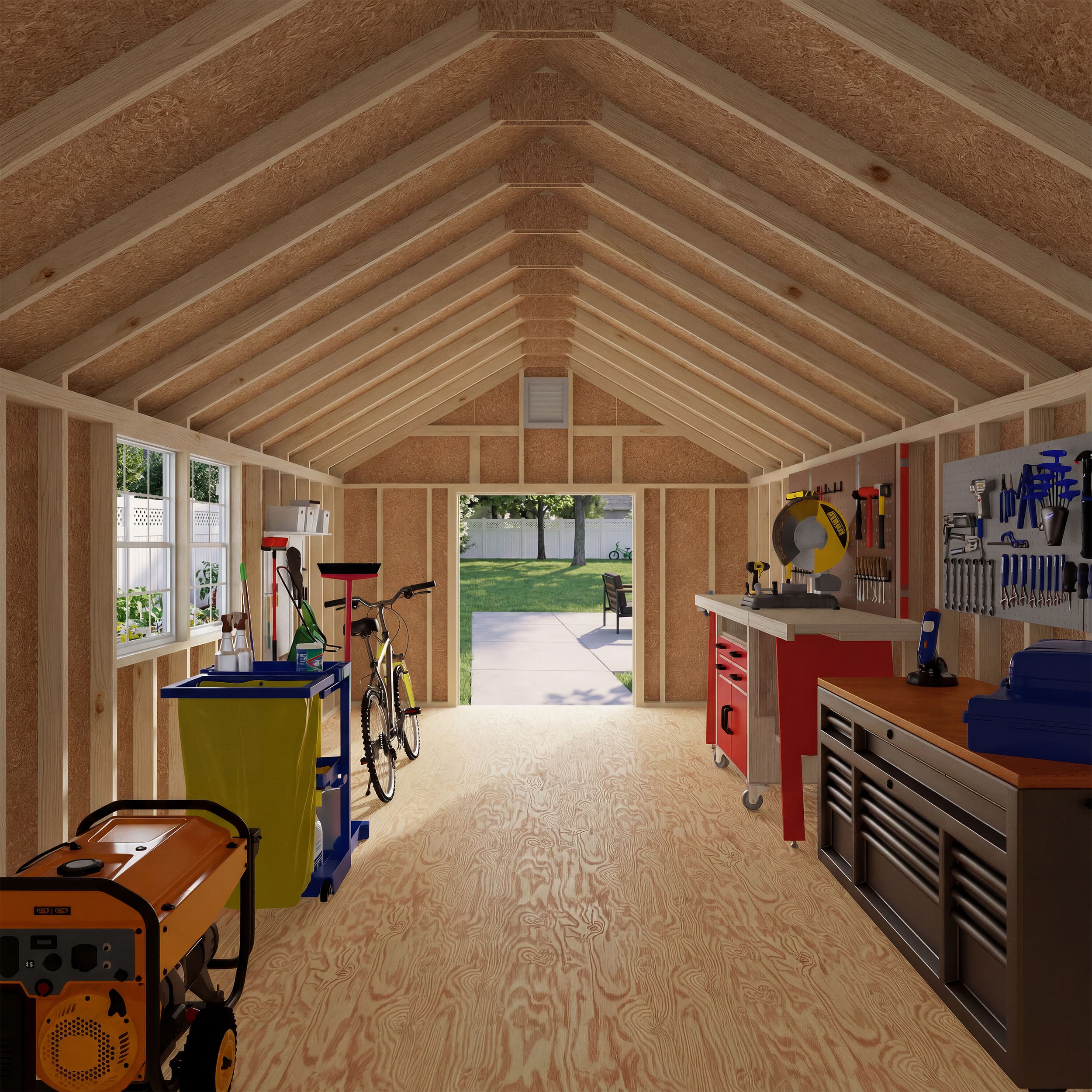 Colonial Williamsburg Shed