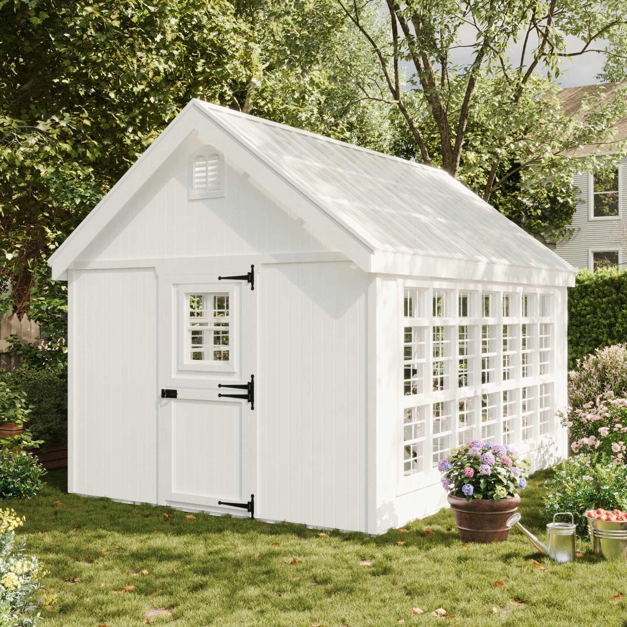Colonial Gable Greenhouse lifestyle