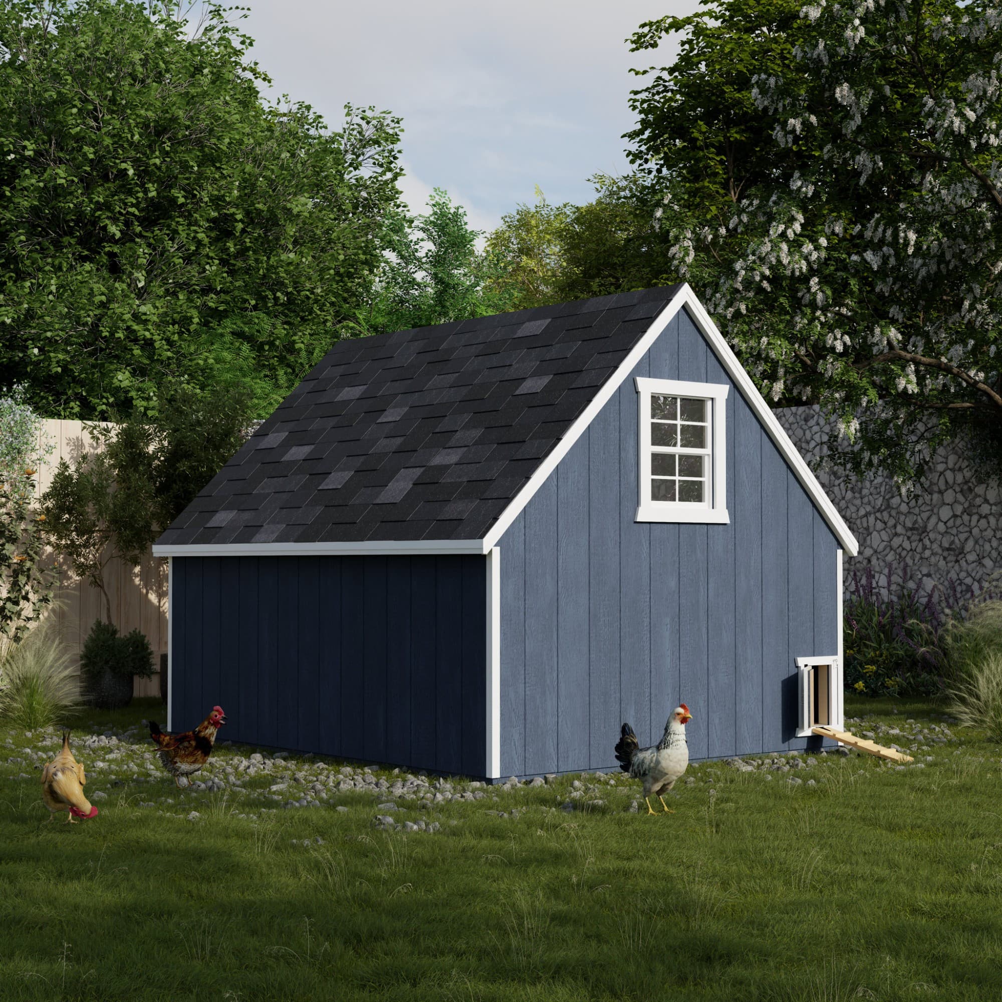 Value A-Frame Chicken Coop lifestyle