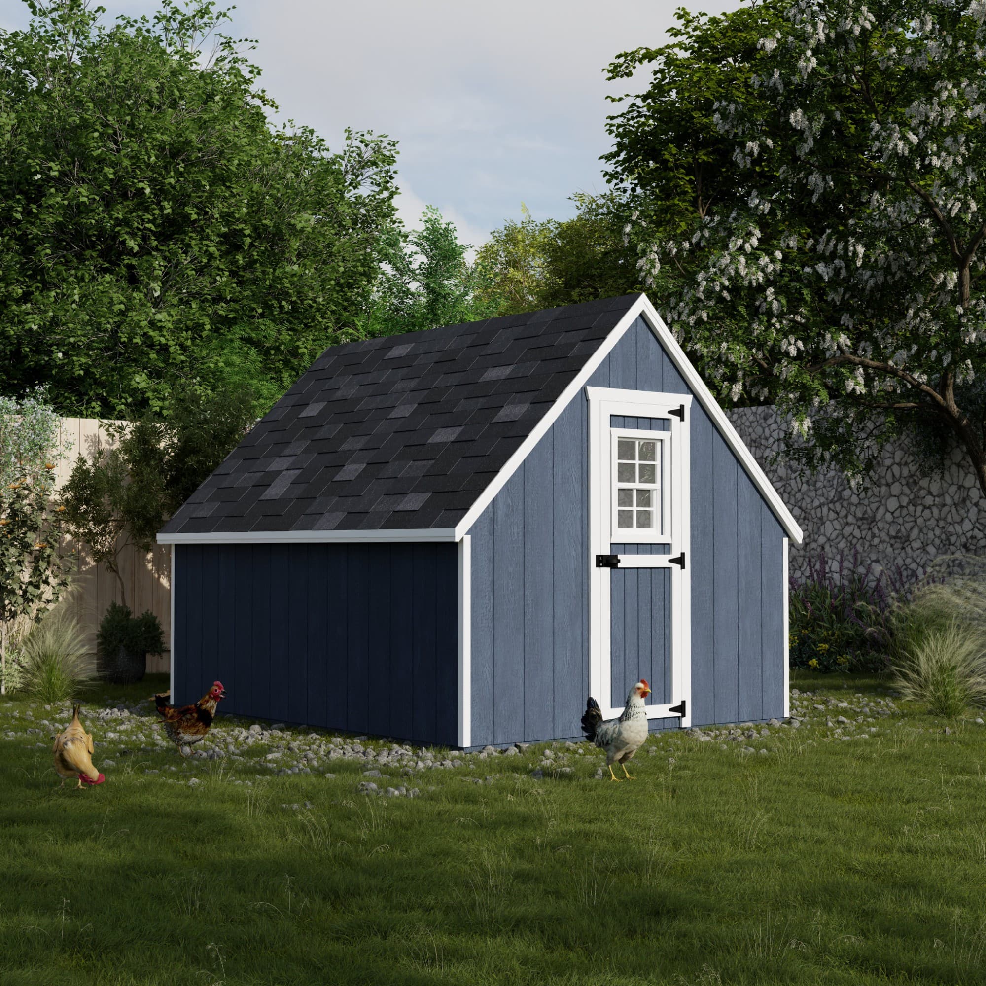 Value A-Frame Chicken Coop lifestyle