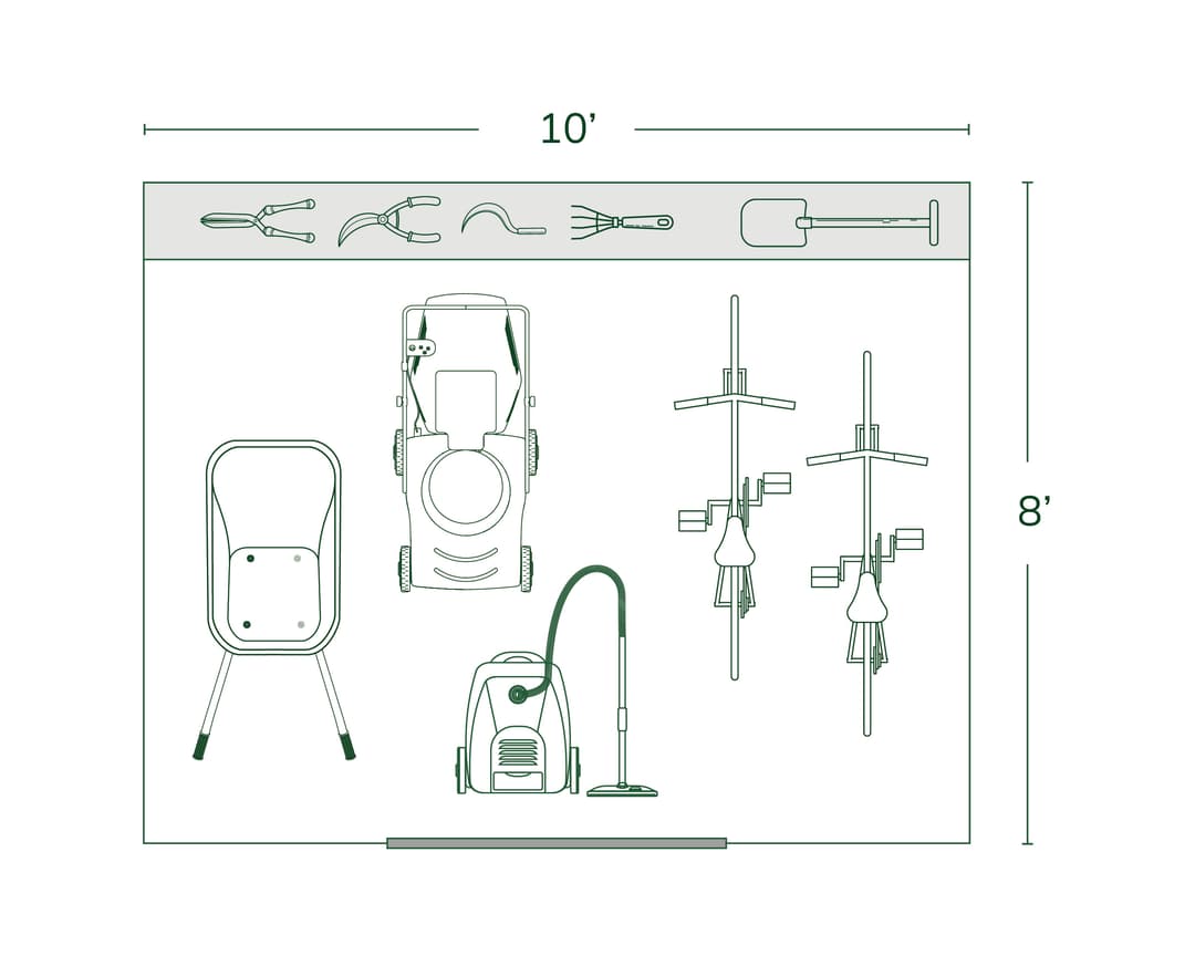 8x10 Storage Shed Size Guide