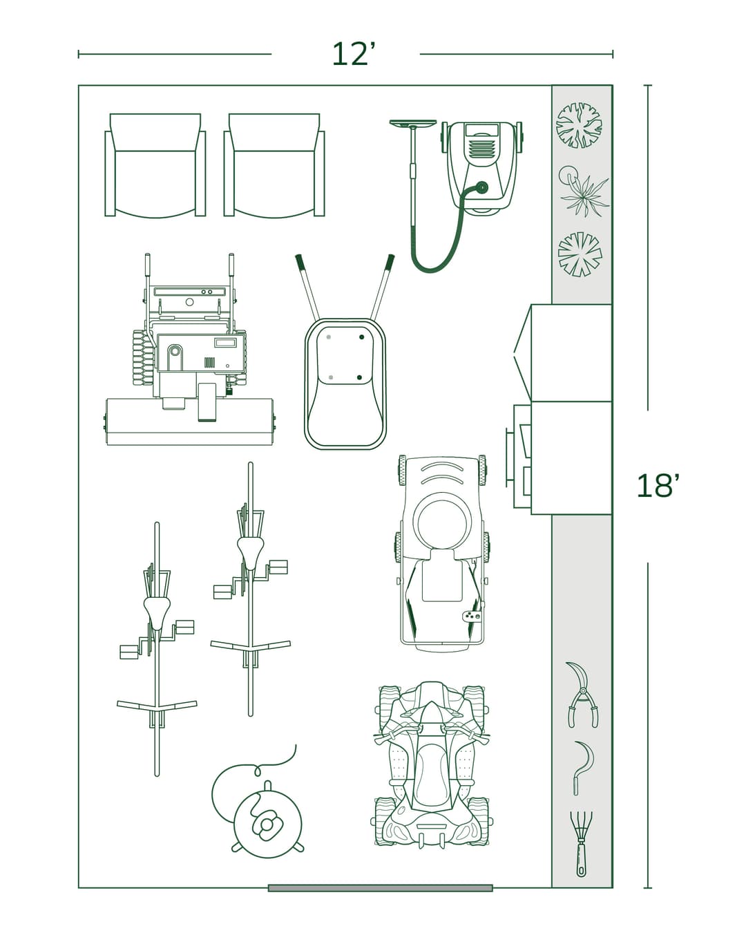 12x18 Storage Shed Size Guide